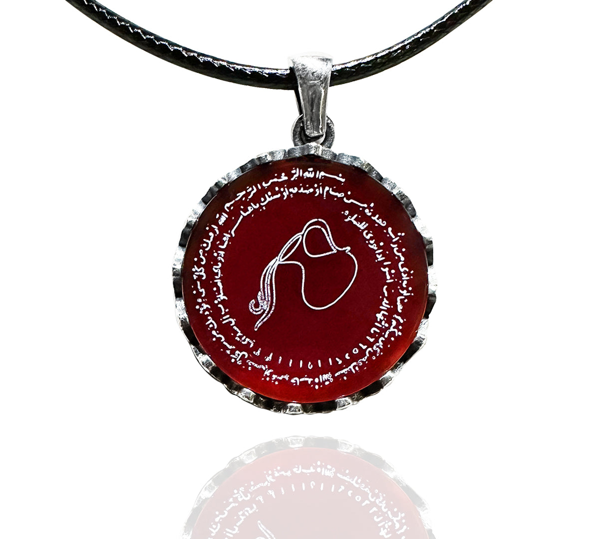 Kova Burcu Duası Kolyesi (925 Ayar Gümüş – Akik Taşı)