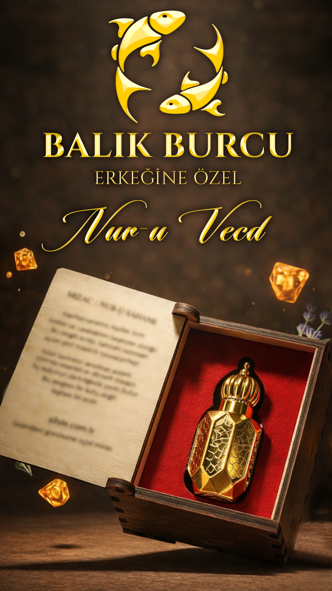 Nur-u Vecd | Balık Burcu Erkeği Parfümü & Alkolsüz Esans