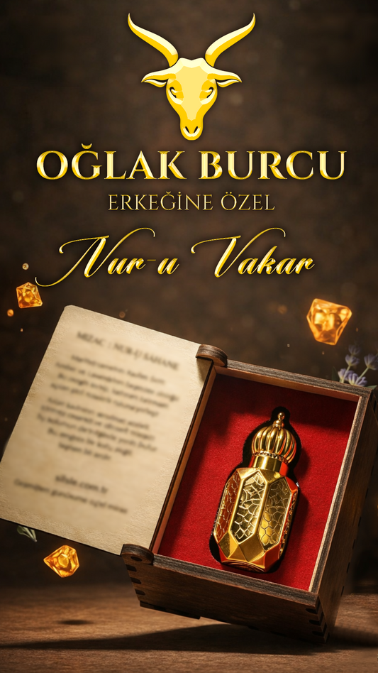 Nur-u Vakar | Oğlak Burcu Erkeği Parfümü & Alkolsüz Esans